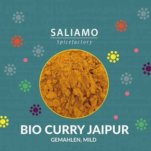 250g BIO Curry Jaipur gemahlen mild, Premium Currymischung